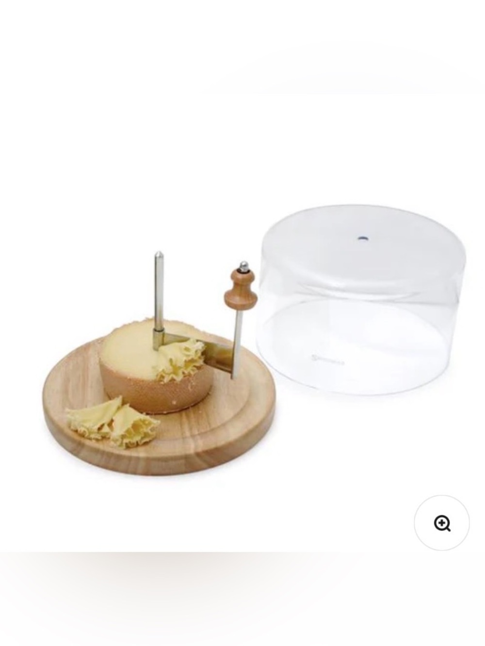 New In Box girouette cheese chocolate curler Swissmar wood base